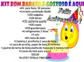 KIT FESTA PARA QUEM ESTA NO VERMELHO 50 PESSOAS